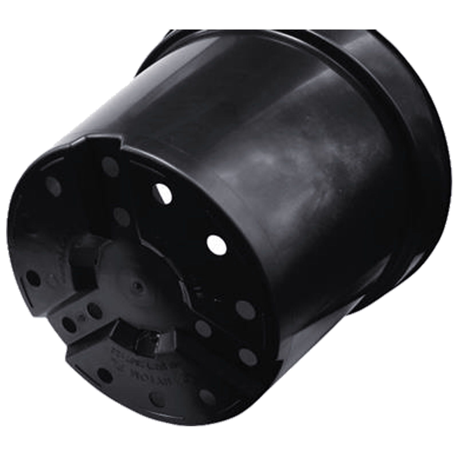 Round Black Plastic Plant Pots Green Box Wholesale