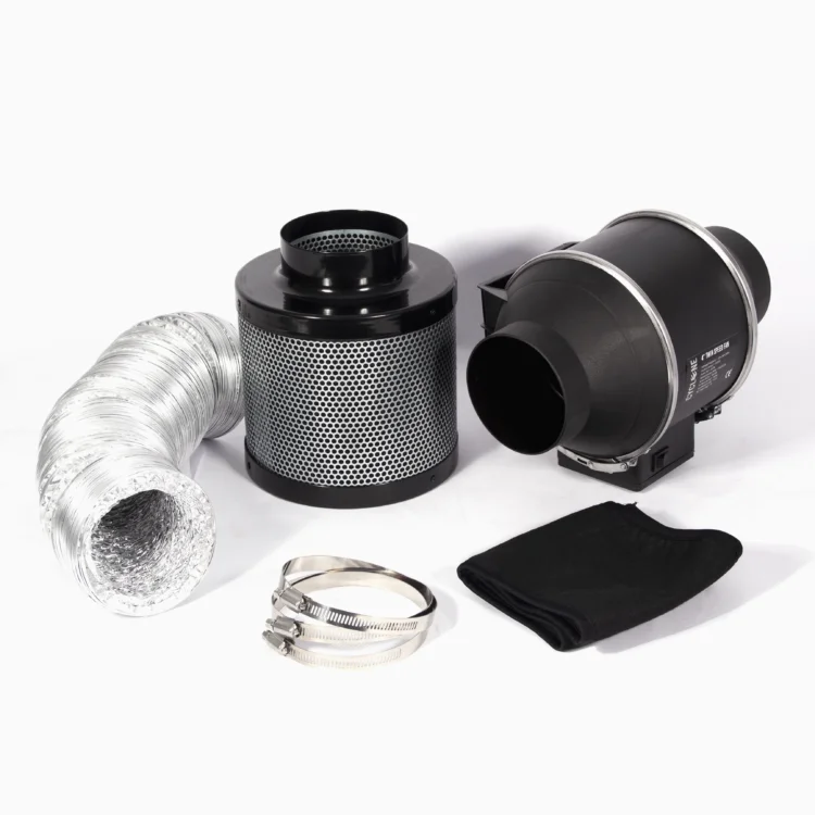 Cyclone Twin Speed Fan & Carbon Filter Complete Kit