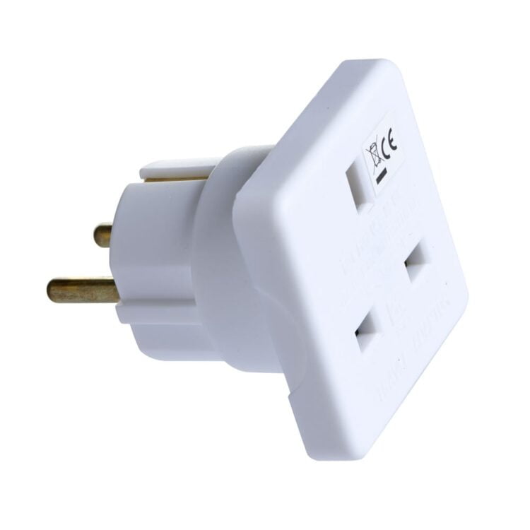 UK to EU Plug Adapter
