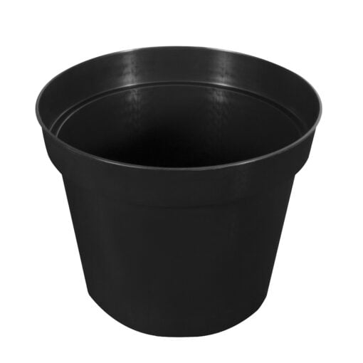 Round Black Plastic Plant Pots Green Box Wholesale