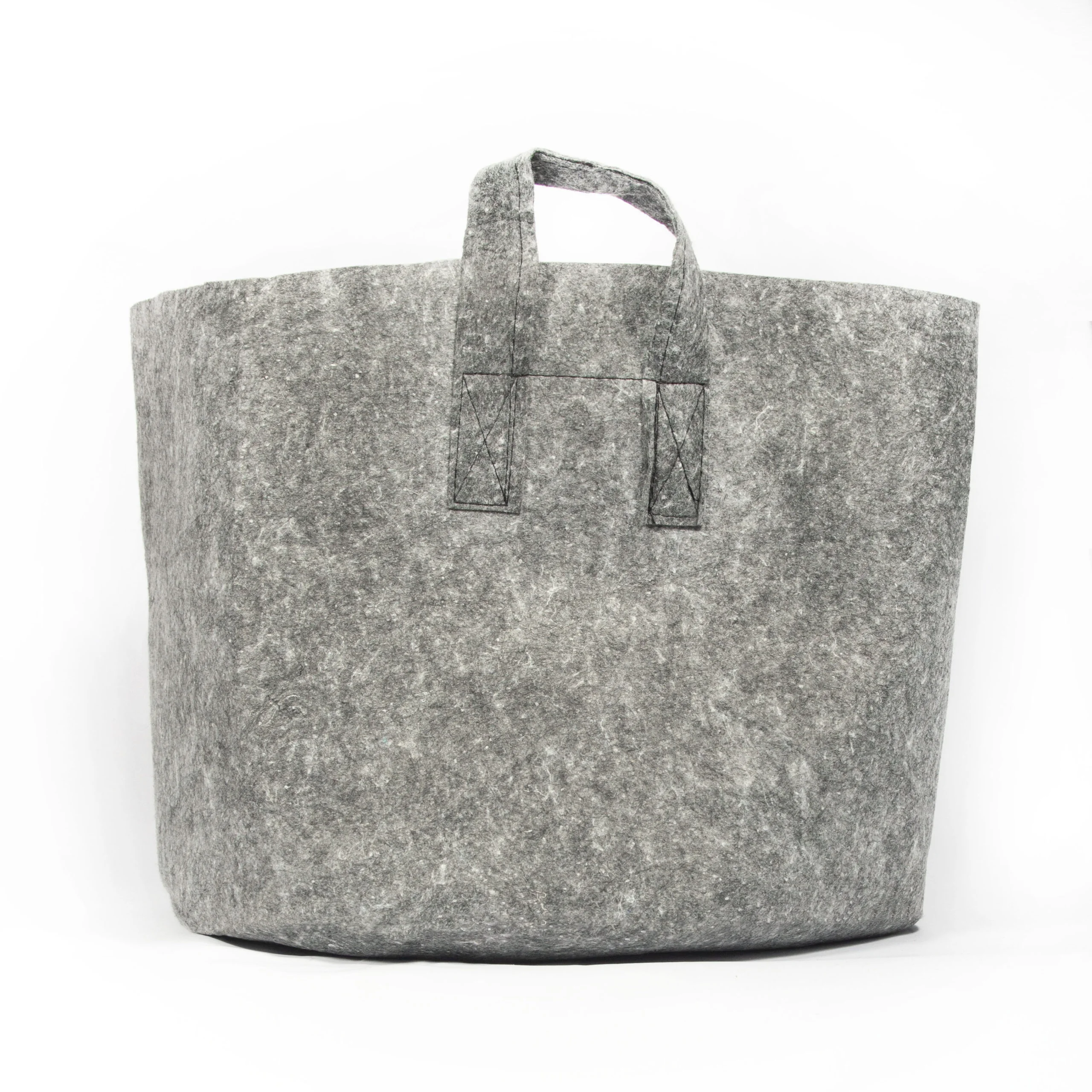 The Fabric Pot - Grey Round Pots - Image 7