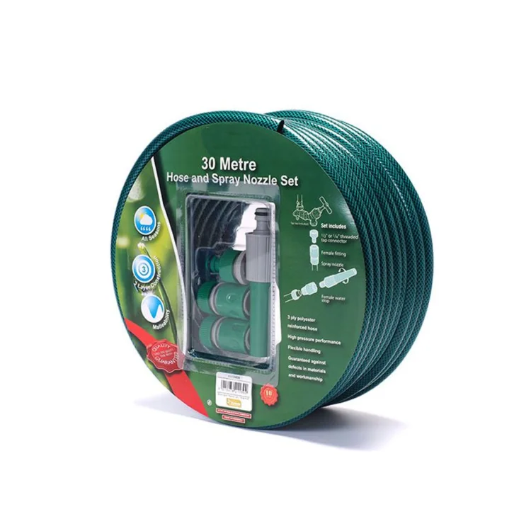 Hose and Spray Nozzle Set 30m