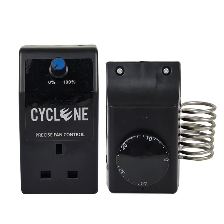 Cyclone Single Fan Controller with Thermostat