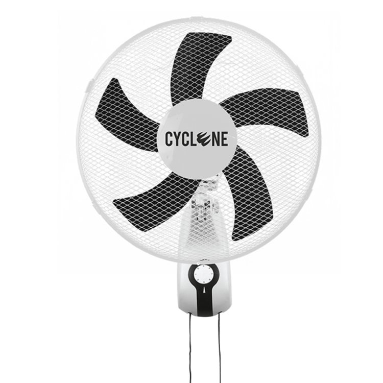 Cyclone 18" 3 Speed Oscillating Plastic Wall Fan