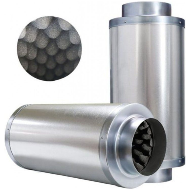 Inline Metal Duct Silencer 6"*18"