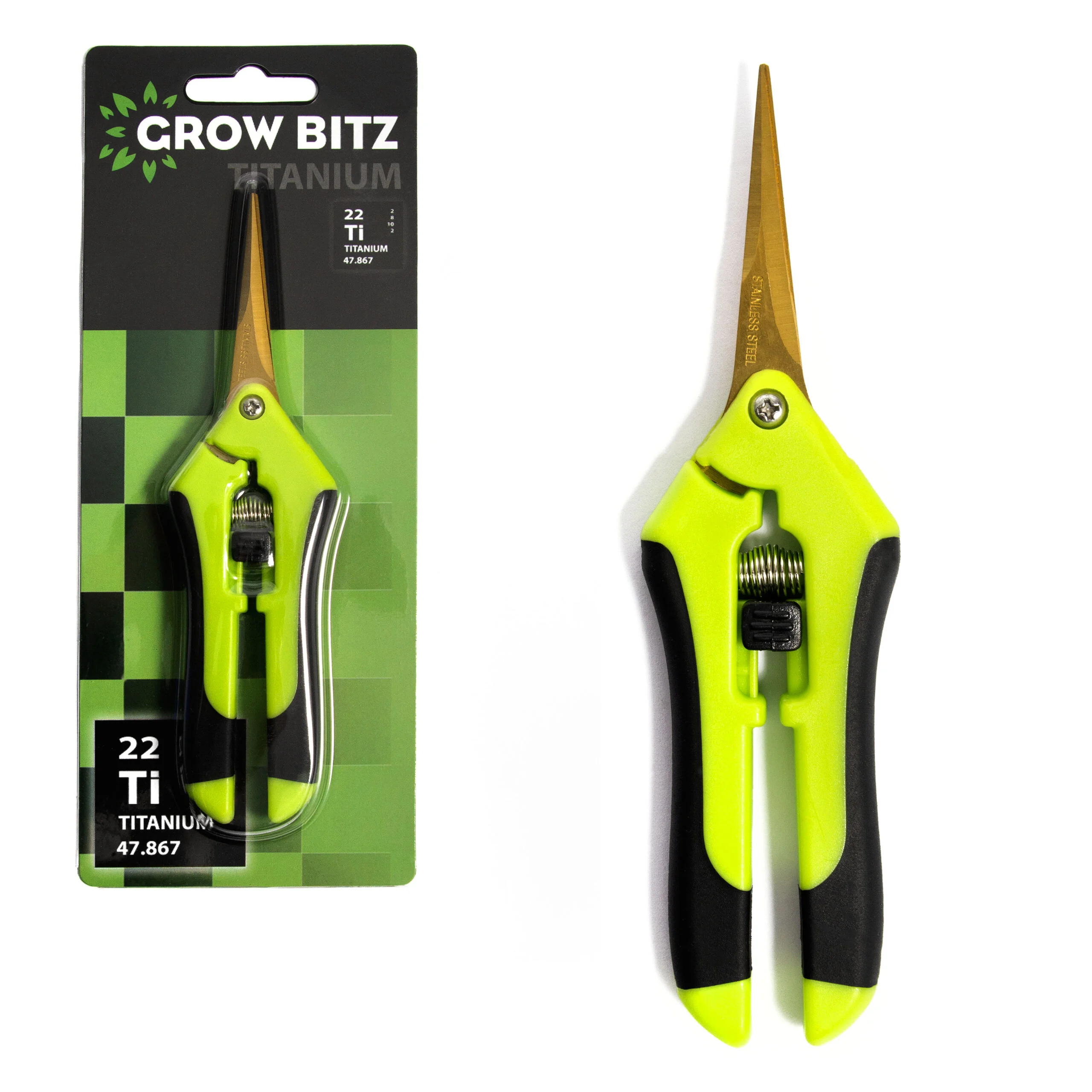 Grow Bitz Titanium Straight Scissors  - Image 2