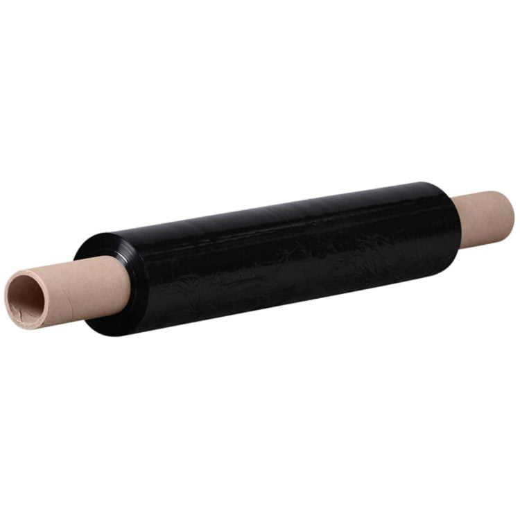 Black Pallet Wrap 17MU - 400mm X 300M - Extended Core