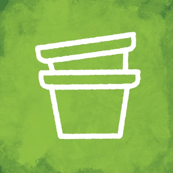 Pots, Trays & Saucers